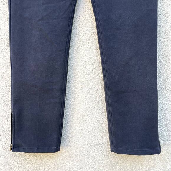 Theory Charcoal Black Zip Ankle Jeans 6 - Picture 4 of 9